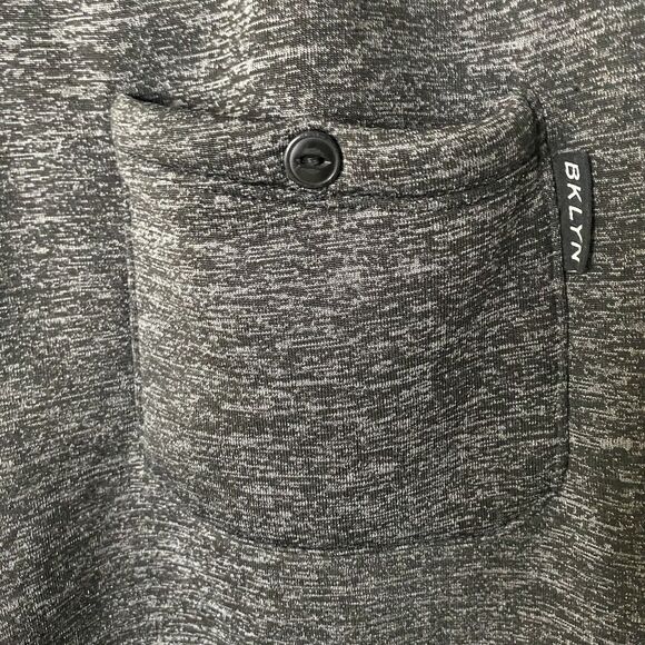 BROOKLYN CLOTH MFG CO Fleece Lined Jogger Sweatpants Tapered Leg Mens L Gray - Picture 4 of 11